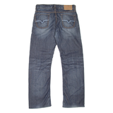 GUESS Desmond Mens Jeans Blue Relaxed Straight Stone Wash W31 L30