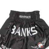 BANKS Kickboxing Mens Sports Shorts Black L W24