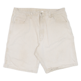 WRANGLER Carpenter Mens Denim Shorts Beige Relaxed L W36