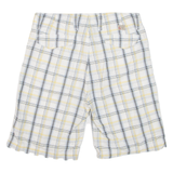 NAUTICA Mens Casual Shorts Blue Relaxed Check L W36
