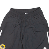 ADIDAS Wolverhampton Warriors FC Mens Sports Shorts Black S W23