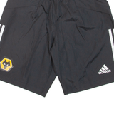ADIDAS Wolverhampton Warriors FC Mens Sports Shorts Black S W23