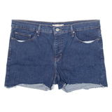 LEVI'S 311 Cut-off Womens Denim Shorts Blue L W34