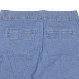 LEE Womens Cargo Shorts Blue M W32