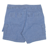 LEE Womens Cargo Shorts Blue M W32