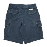 Polo By Ralph Lauren Cargo Shorts - 34W 11L Blue Cotton