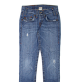 TRUE RELIGION Womens Jeans Blue Regular Skinny Stone Wash W28 L34