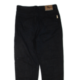 GOWEST Womens Jeans Black Regular Tapered W34 L30