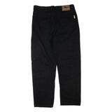 GOWEST Womens Jeans Black Regular Tapered W34 L30