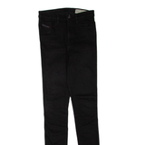 DIESEL Womens Jeans Black Regular Skinny W26 L32