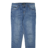 ARMANI JEANS Womens Jeans Blue Regular Skinny Stone Wash W28 L28