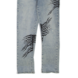 CALVIN KLEIN JEANS Womens Jeans Blue Slim Boyfriend Acid Wash W28 L32