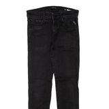 REPLAY Anbass Womens Jeans Black Regular Skinny W28 L30