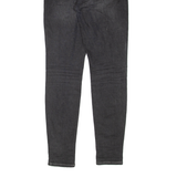 7 FOR ALL MANKIND Womens Jeans Grey Regular Skinny Stone Wash W32 L31