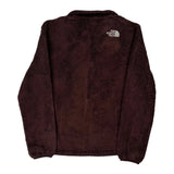 The North Face Fleece Jacket - Medium Burgundy Polyester
