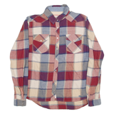 PEPE JEANS Womens Shirt Red Check Long Sleeve M