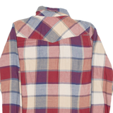 PEPE JEANS Womens Shirt Red Check Long Sleeve M