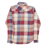 PEPE JEANS Womens Shirt Red Check Long Sleeve M