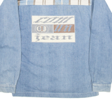 Com Un Jean Mens Shirt Blue Check Long Sleeve S