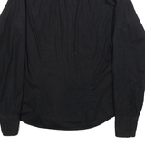 IMPERIAL Mens Plain Shirt Black Long Sleeve M