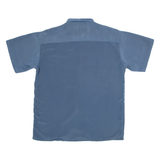 Mens Plain Shirt Blue M