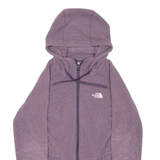 THE NORTH FACE Fleece Womens Purple Hoodie Full Zip XS