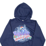 DISNEY Disneyland Spectacle Of Lights Mens Blue Hoodie M