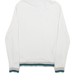 GUESS Mens White Hoodie S