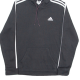ADIDAS Womens Black Hoodie S