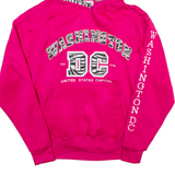 Washington DC Womens Pink Hoodie USA S