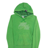 NIKE Womens Green Hoodie S