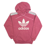 ADIDAS Womens Pink Hoodie UK 6