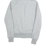 HILFIGER DENIM Womens Grey Hoodie Full Zip S