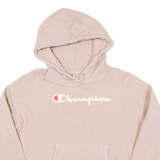 CHAMPION REVERSE WEAVE Womens Pink Hoodie L