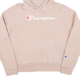 CHAMPION REVERSE WEAVE Womens Pink Hoodie L