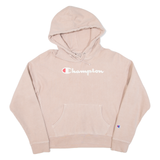CHAMPION REVERSE WEAVE Womens Pink Hoodie L