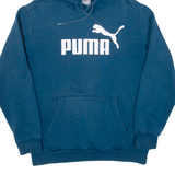 PUMA Mens Blue Hoodie M