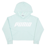 PUMA Cropped Womens Blue Hoodie XS