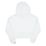 NIKE Cropped Womens White Hoodie XS