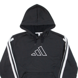 ADIDAS Womens Black Hoodie S