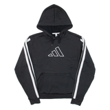 ADIDAS Womens Black Hoodie S