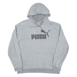 PUMA Mens Grey Hoodie L