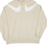 NIKE Womens Beige Hoodie L
