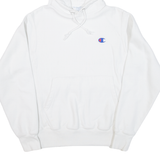 CHAMPION REVERSE WEAVE Mens White Hoodie S