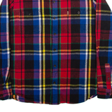 CHAPS Mens Shirt Red Check Long Sleeve XL