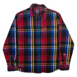 CHAPS Mens Shirt Red Check Long Sleeve XL