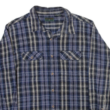 FIELD & STREAM Mens Shirt Blue Check Long Sleeve XL