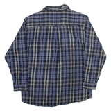 FIELD & STREAM Mens Shirt Blue Check Long Sleeve XL