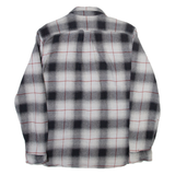 LEVI'S Mens Shirt Grey Check Long Sleeve M