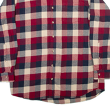 REDHEAD Mens Shirt Red Check Long Sleeve XL